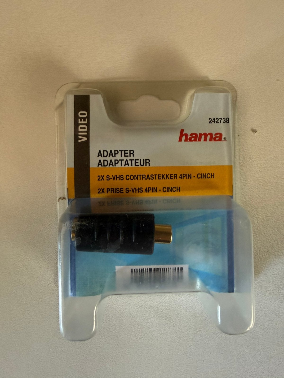 Hama S-Video naar RCA/Cinch adapter, Audio, Tv en Foto, Overige Audio, Tv en Foto, Ophalen, Nieuw