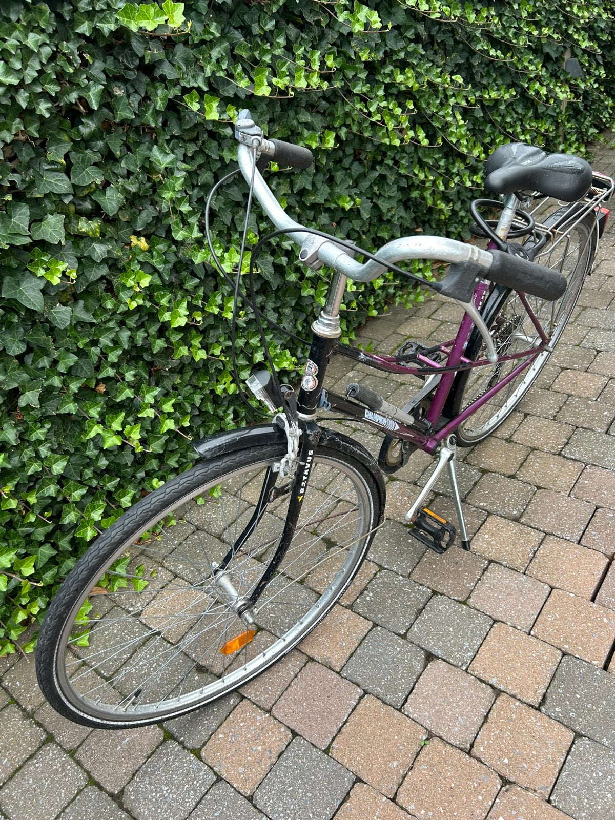 Kotfiets Batavus (paars), Vitesses, Frein sur jante, Batavus, Enlèvement