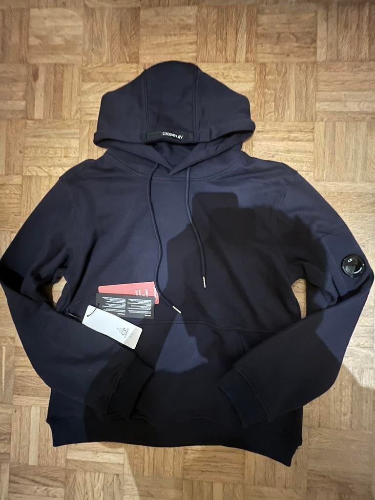 Pull CP Company à capuche bleu, Envoi, Comme neuf, Taille 48/50 (M), Bleu