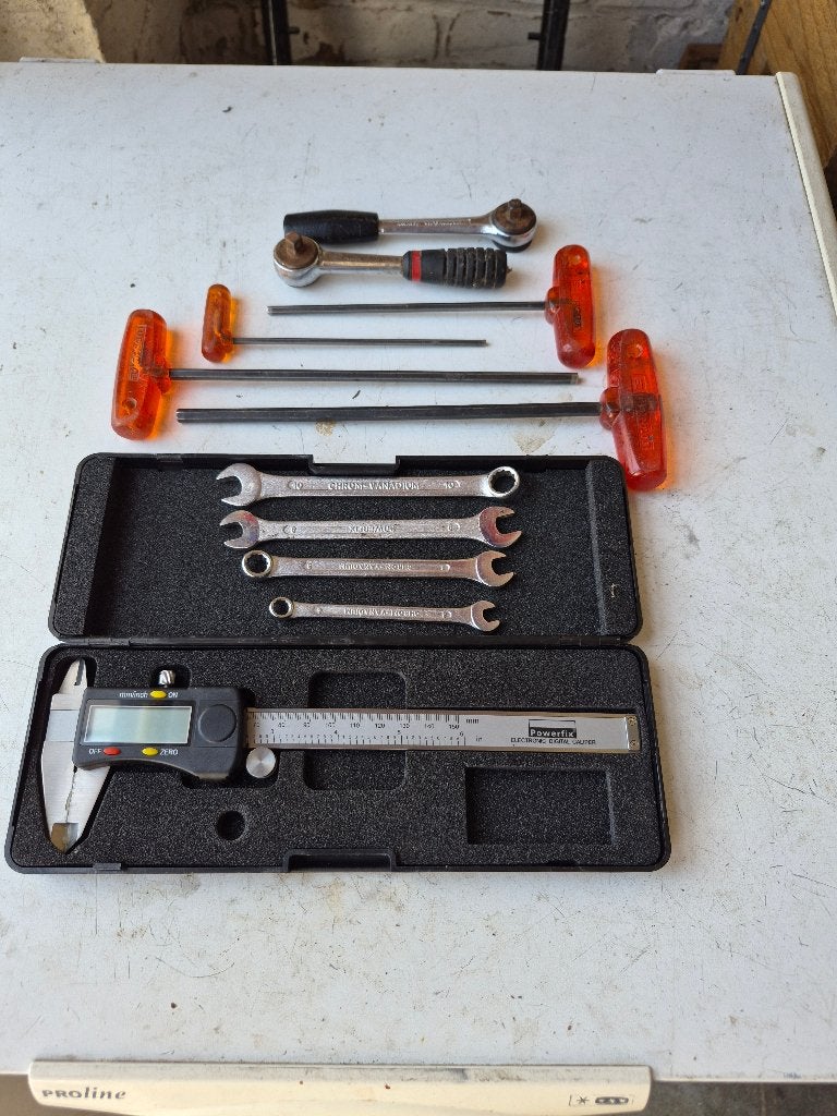 Lot gereedschap werkmateriaal 3, Doe-het-zelf en Bouw, Ophalen of Verzenden, Gebruikt