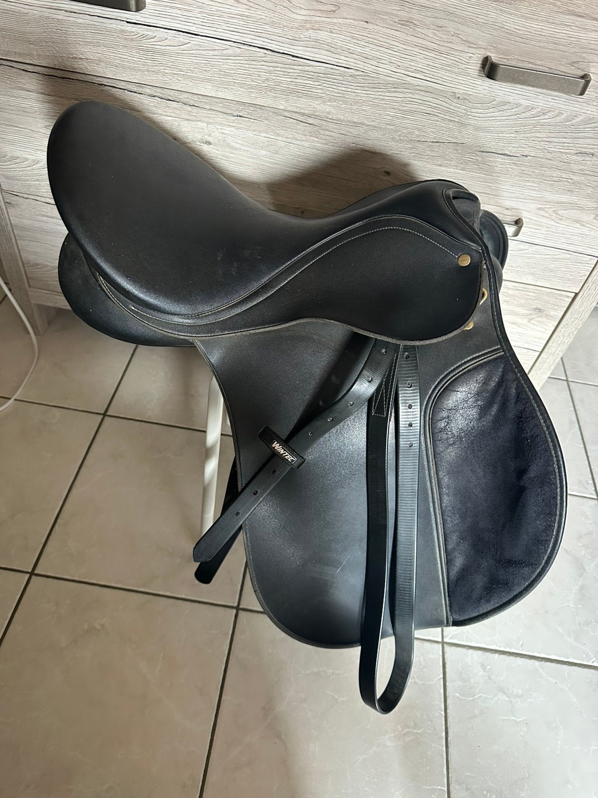 Veelzijdigheidszadel, Ophalen, L (17.5 inch), Wintec, Zo goed als nieuw