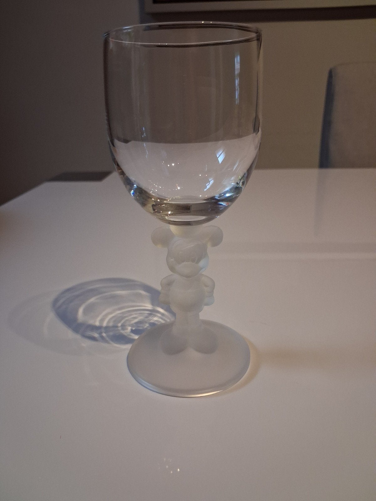 Verre vintage Disneyland Paris 2002 pied Mickey, Enlèvement ou Envoi