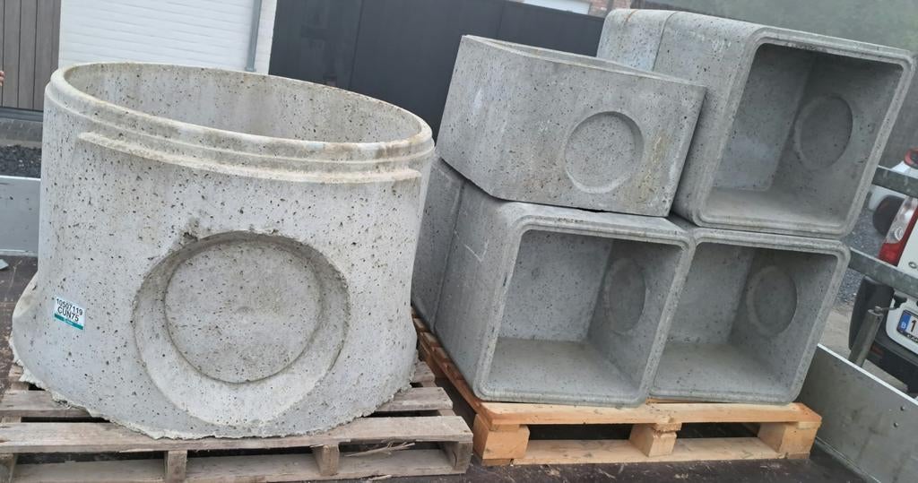 Nieuwe betonnen collectoren, Ophalen