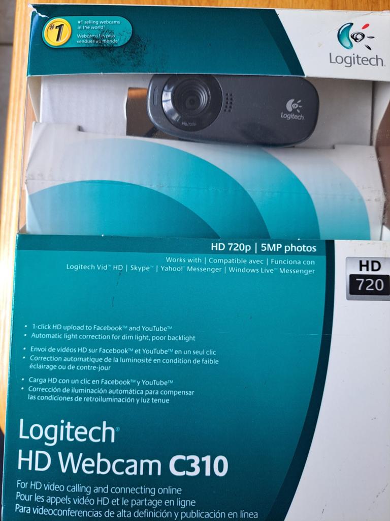 Webcam Logitech C310 HD, Ophalen of Verzenden