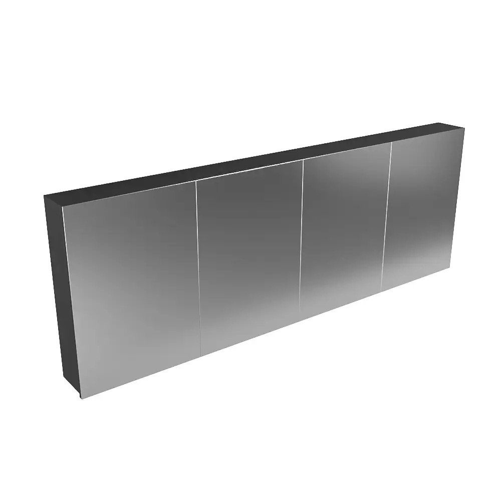 Armoire à miroir NEW Alke 180 cm - 4 portes - chêne ombra, Enlèvement, Neuf, Armoire à miroir