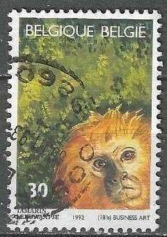 Belgique 1992 - Yvert/OBP 2487 - Zoo d'Anvers (ST), Envoi, Affranchi, Oblitéré
