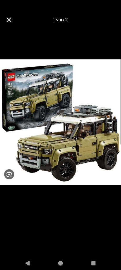 Lego land rover, Enlèvement, Neuf, Voiture