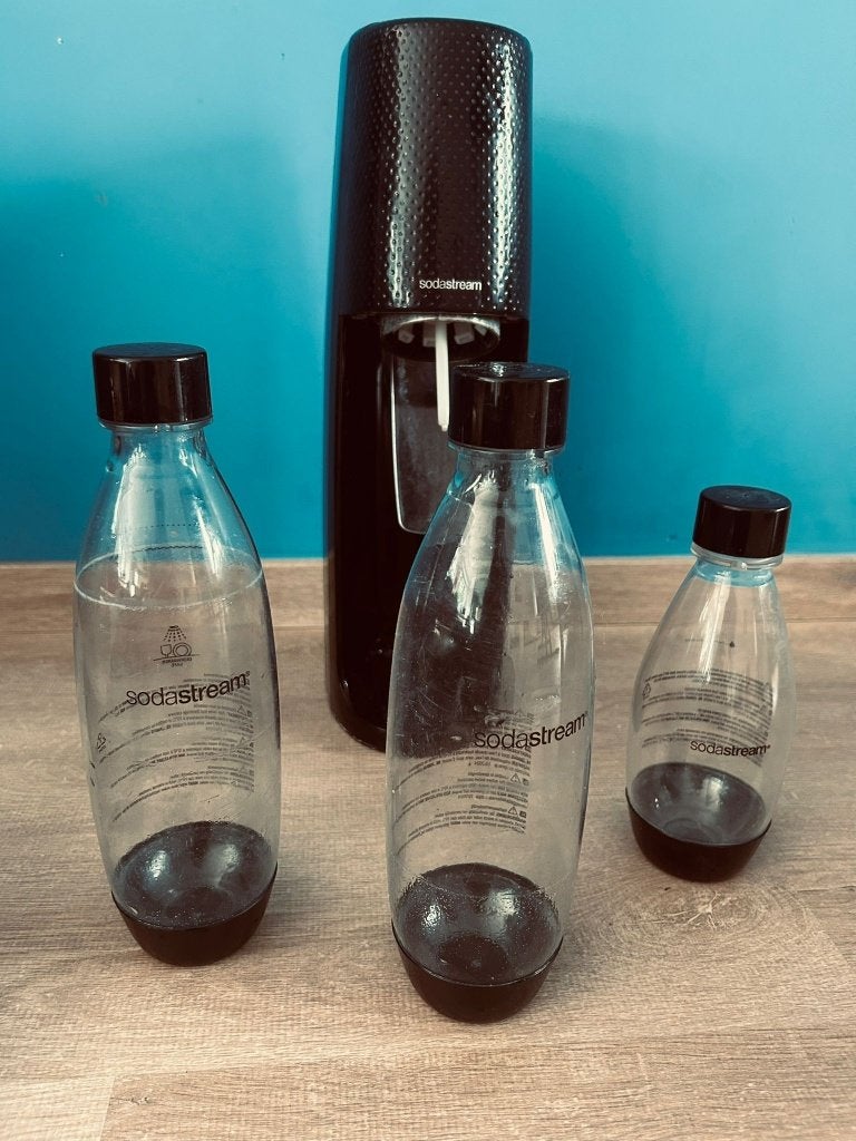 sodastream met drie flessen, Enlèvement ou Envoi, Utilisé