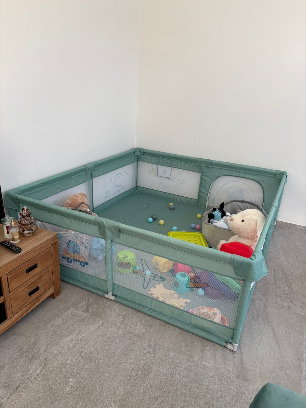 Grondbox/grondpark van 180x200, Kinderen en Baby's, Kinderkamer | Bedden, Zo goed als nieuw, 180 cm of meer, 100 cm of meer, Ophalen