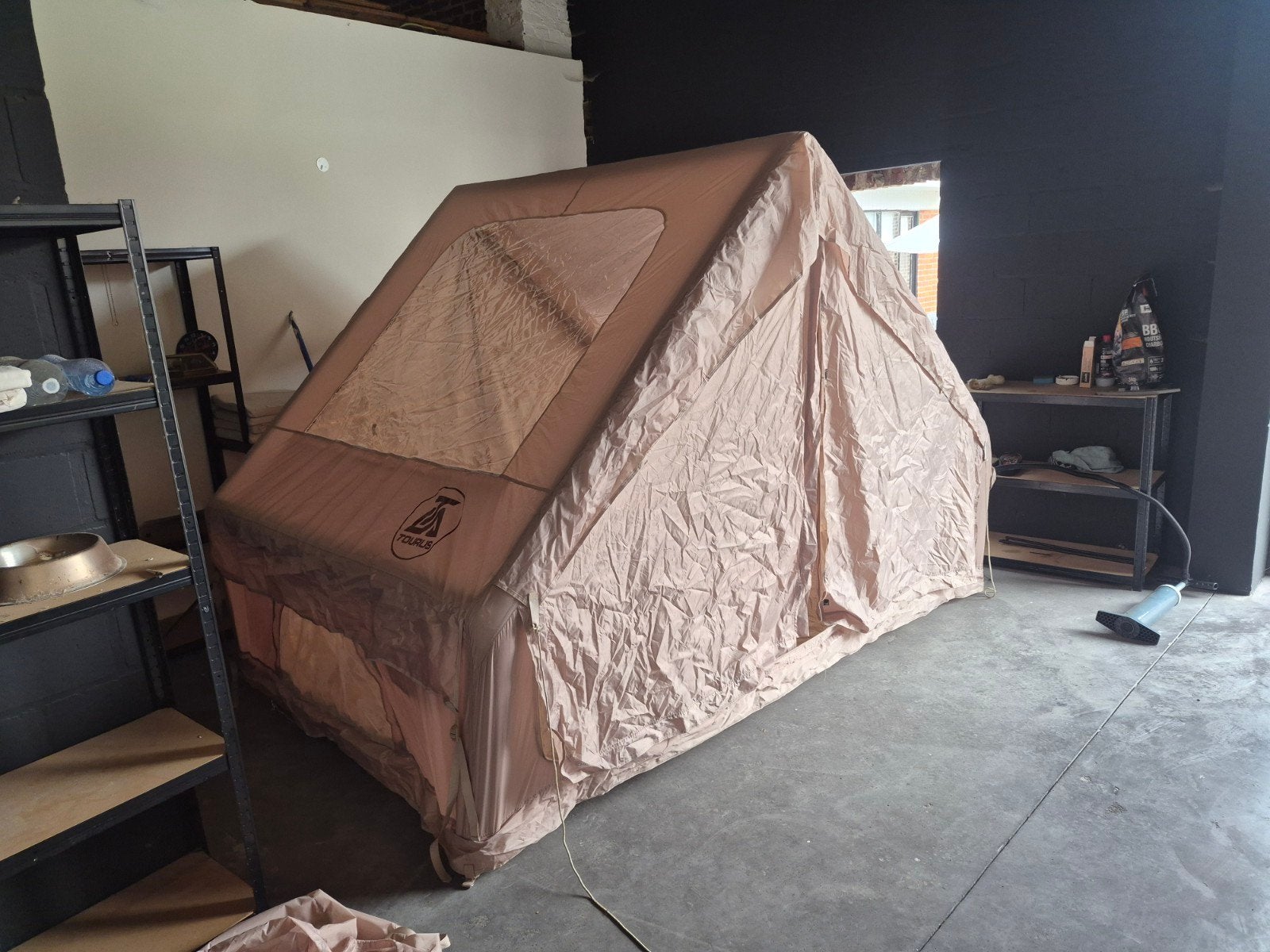 opblaasbare tent, Caravanes & Camping, Enlèvement, Comme neuf, Jusqu'à 4