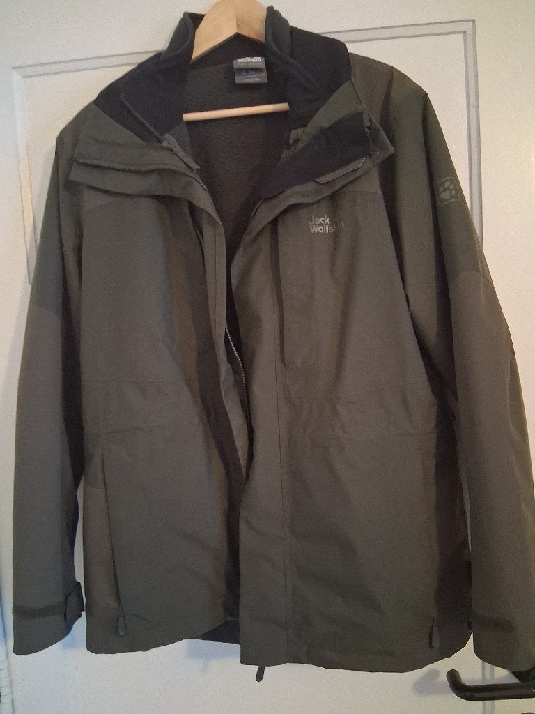 Jack Wolfskin 3 in 1 jas maat M, Kleding | Heren, Ophalen, Overige kleuren, Maat 48/50 (M), Jack wolfskin