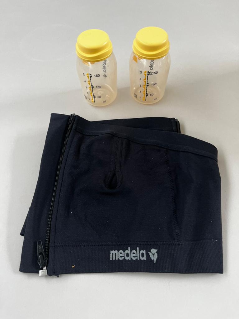 Medela kolf bh en flesjes, Kinderen en Baby's, Babyvoeding en Toebehoren, Ophalen, Zo goed als nieuw
