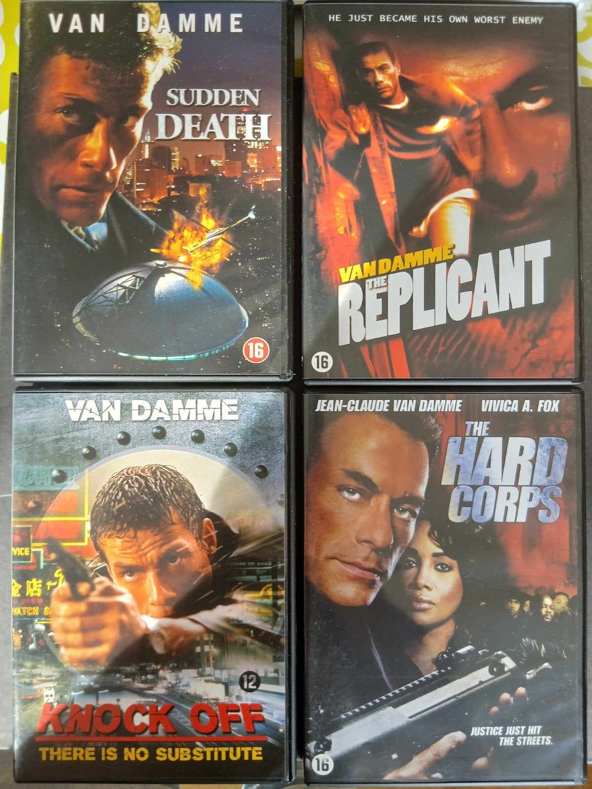 6 x Jean Claude Vandamme, CD & DVD, Anglais, Néerlandais, Arts martiaux, Comme neuf