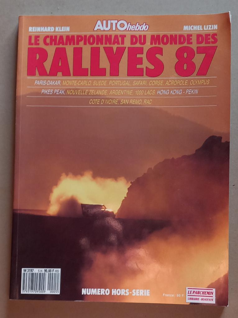 Sport automobile – Le championnat du monde des rallyes 87, Livres, Enlèvement ou Envoi, Utilisé