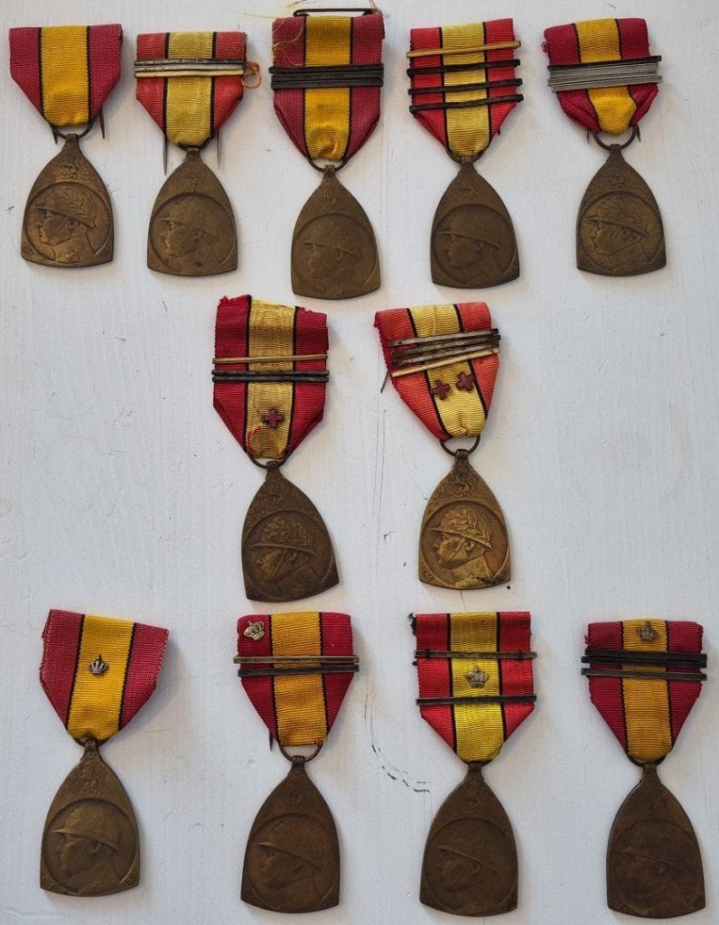 Lot de 11 Médailles du Combattant Volontaire 1914–1918, Collections, Enlèvement