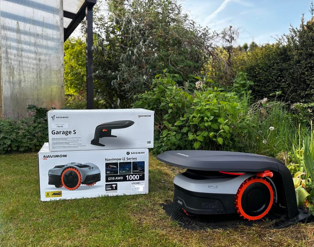 Segway Navimow i210e AWD, neuf, 3h de fonctionnement, Jardin & Terrasse, Tondeuses robotisées, Neuf, Moins de 20 cm, Contrôlable via l'application