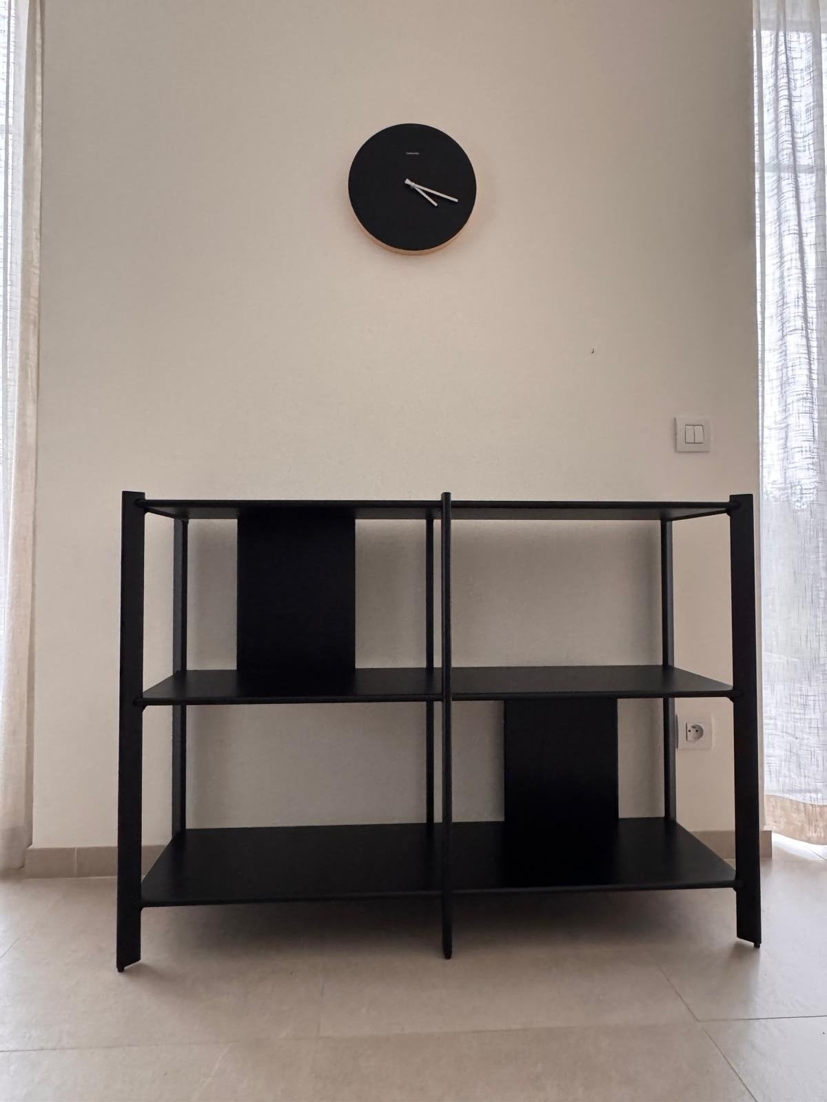 Armoire ouverte Ikea Jättesta - Noir, 25 à 50 cm, Modern, industrieel, Avec tablette(s), Moins de 100 cm