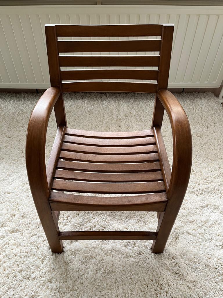 Vintage Torck kinderstoeltje., Huis en Inrichting, Ophalen, Gebruikt, Bruin, Scandinavisch