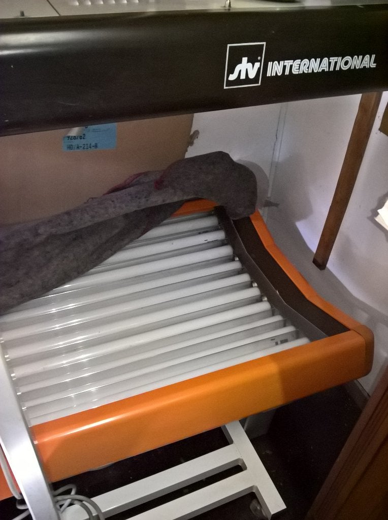 zonnebank, Ophalen, Zo goed als nieuw