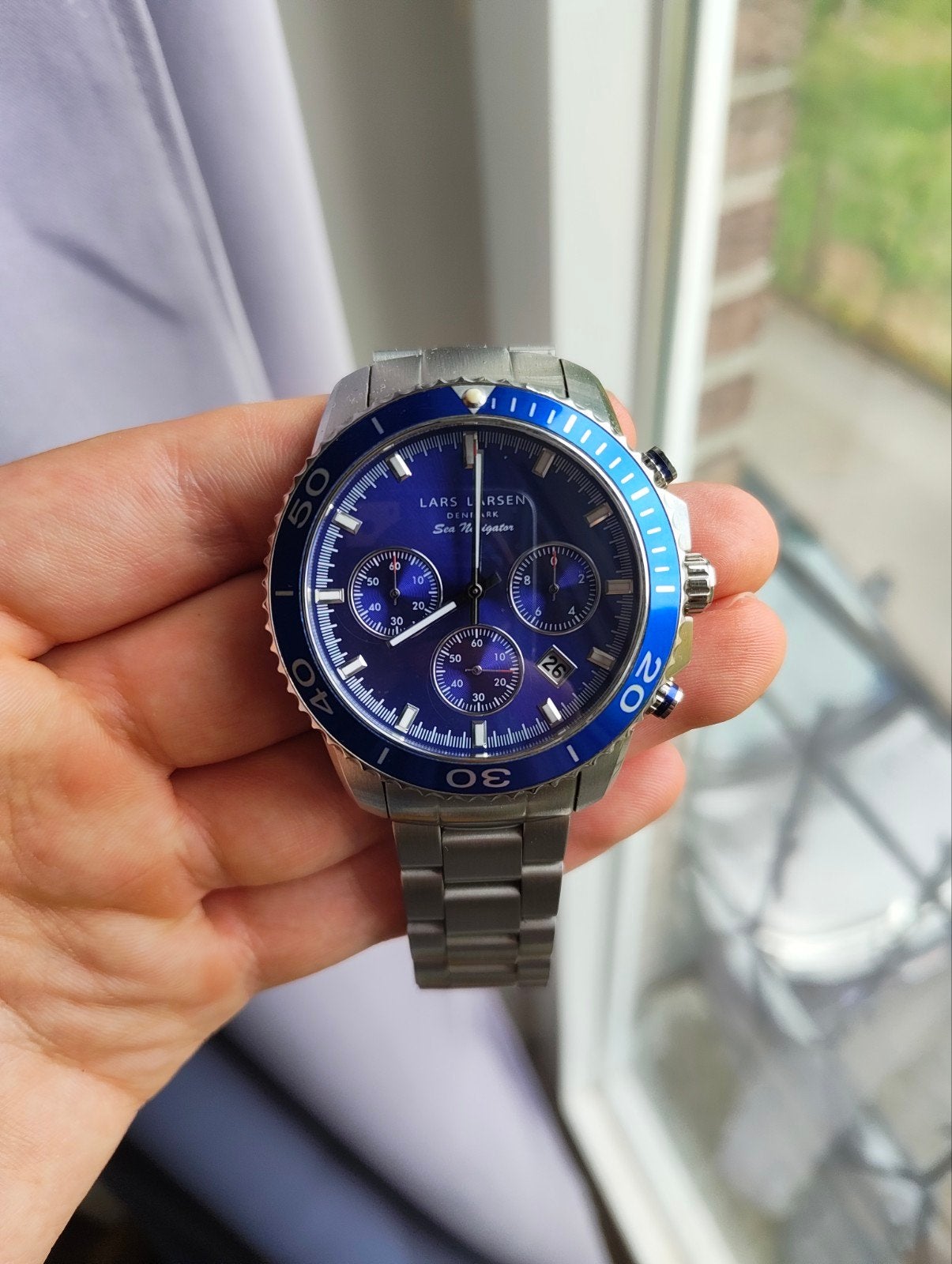 Lars Larsen horloge, Handtassen en Accessoires, Horloges | Heren, Ophalen of Verzenden