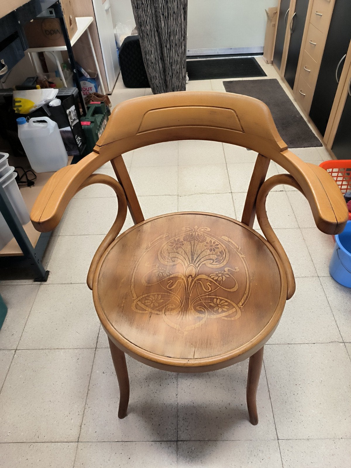 Thonet stoel, Art Nouveau., Antiek en Kunst, Ophalen