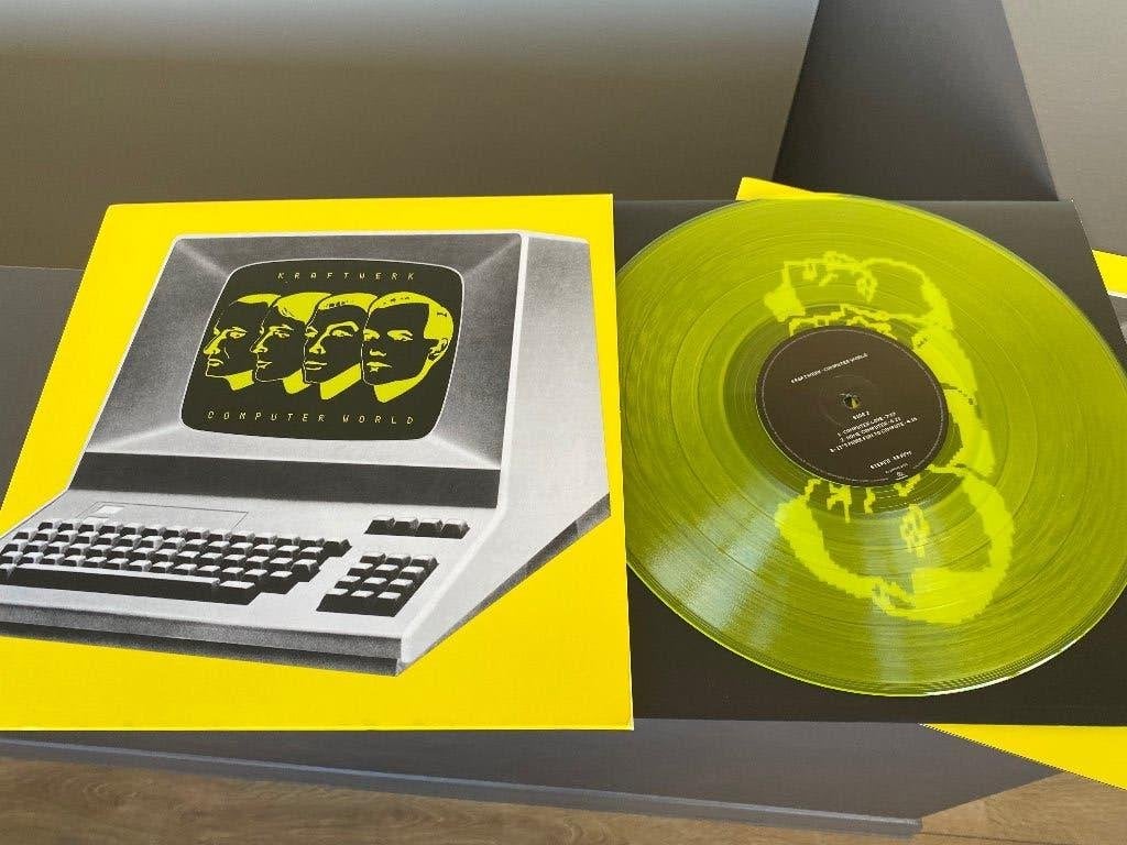 Kraftwerk- Computer world, LP, Vinyle coloré, Enlèvement ou Envoi, Autres formats