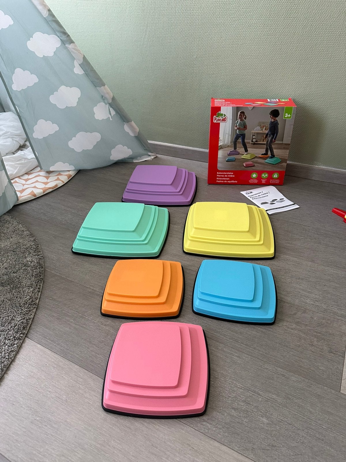 Lot de 6 pierres de rivière, Neuf, Enlèvement ou Envoi, Autres marques, Multicolore
