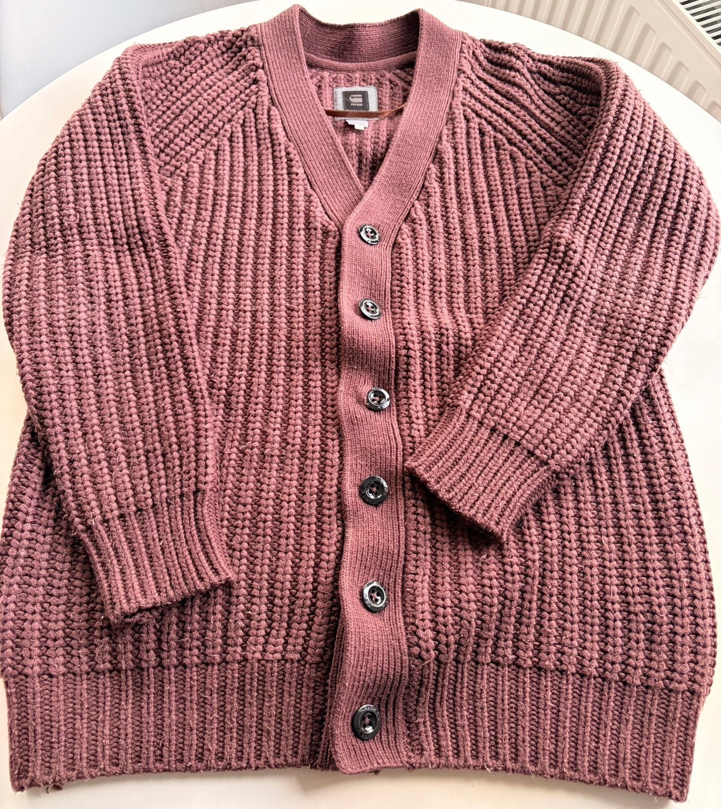 Lange cardigan G-Star, Enlèvement ou Envoi, Porté, Taille 36 (S), Rouge