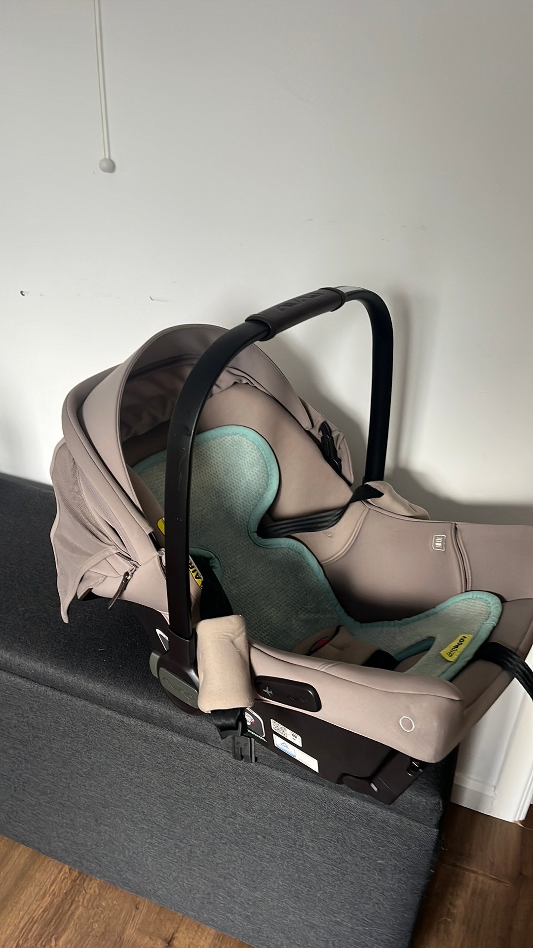 Nuna Pipa incl. aeromoov air layer €130, Ophalen, Gebruikt, Overige merken, Isofix