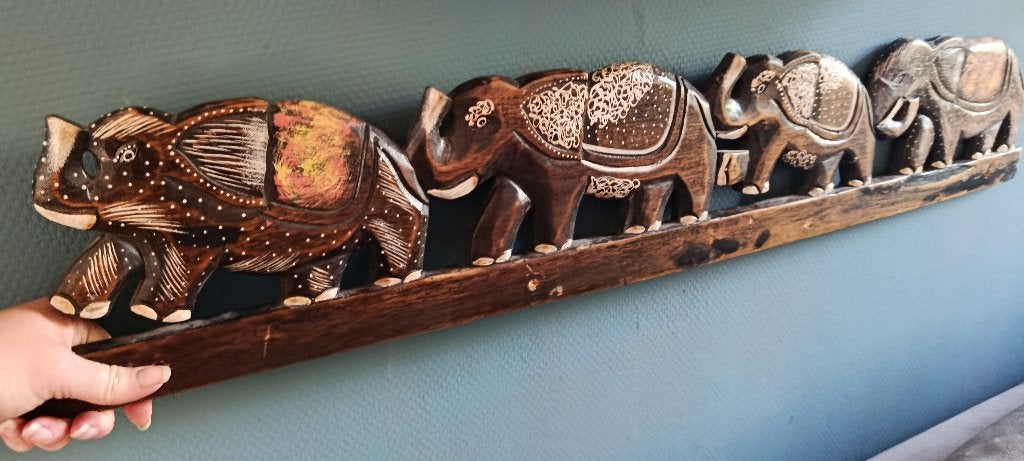 Déco éléphants, Enlèvement, Utilisé