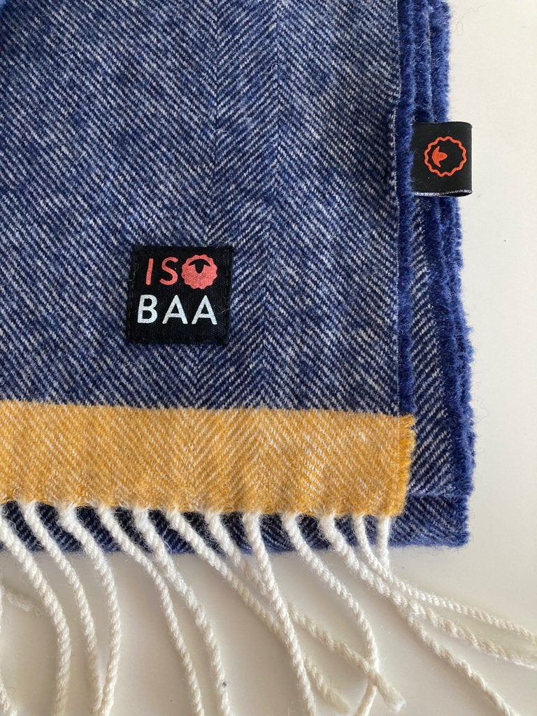 Isobaa zachte Merino plaid, Wol, 200 cm, 140 cm, Ophalen of Verzenden
