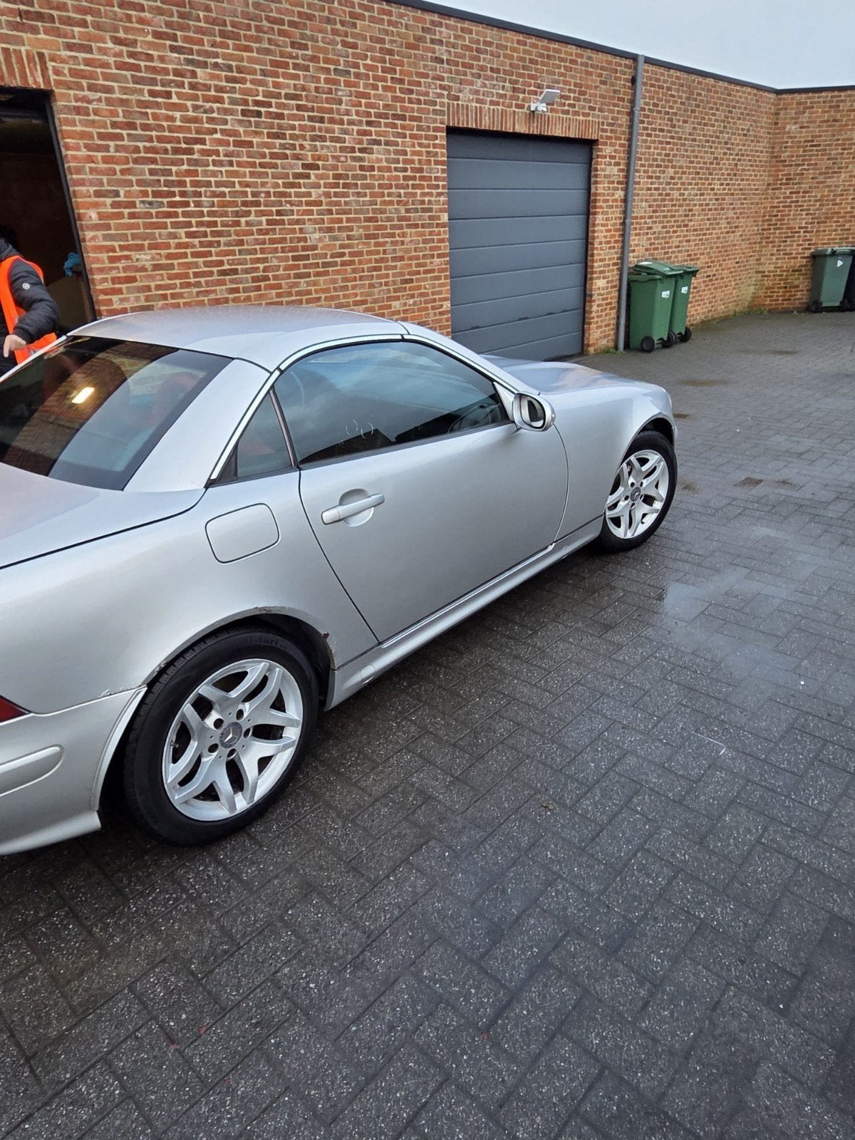 slk 200, Autos, Cuir, Argent ou Gris, Automatique, Particulier