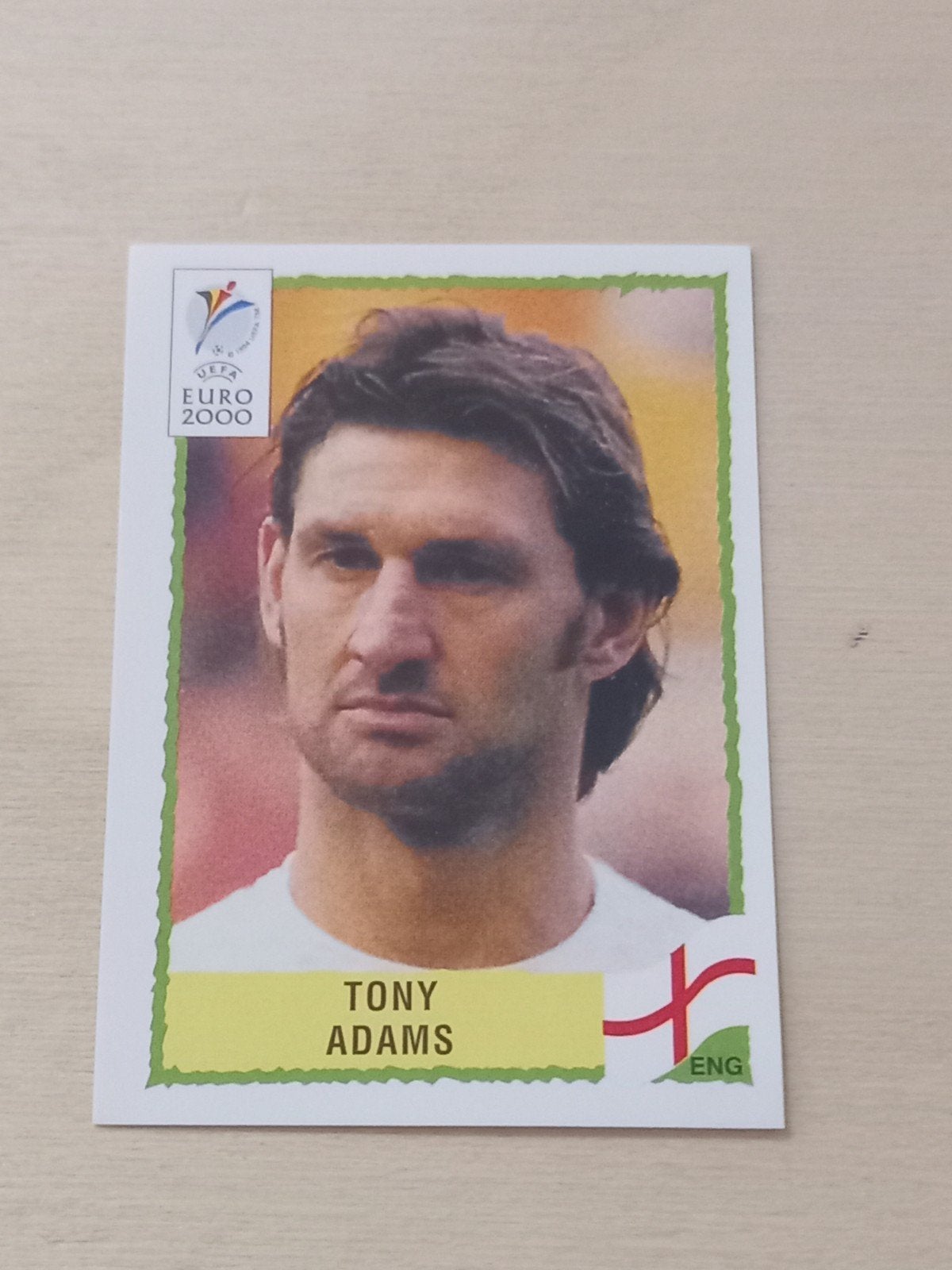 Panini Euro 2000 - Nr. 77 - Tony Adams, Ophalen of Verzenden, Nieuw, Sticker
