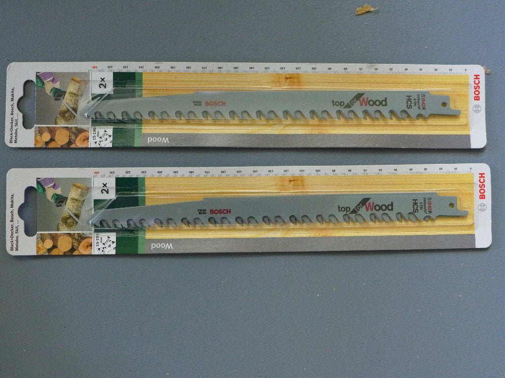 zaagbladen voor reciprozaag 15-190 mm - 3TPI, Ophalen of Verzenden, Nieuw, Reciprozaag, Bosch