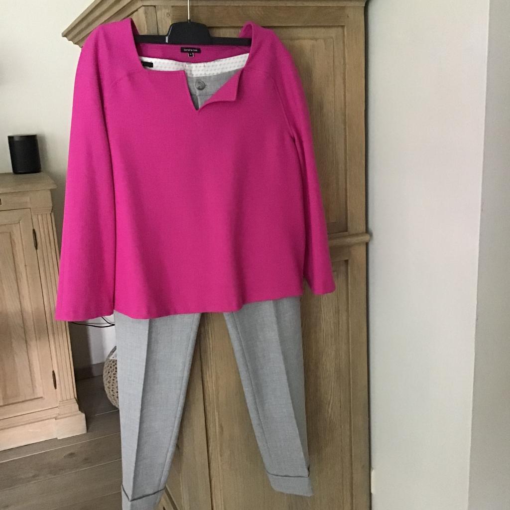 Dames broek en blouse, Ophalen of Verzenden, Nieuw, Maat 38/40 (M), Grijs