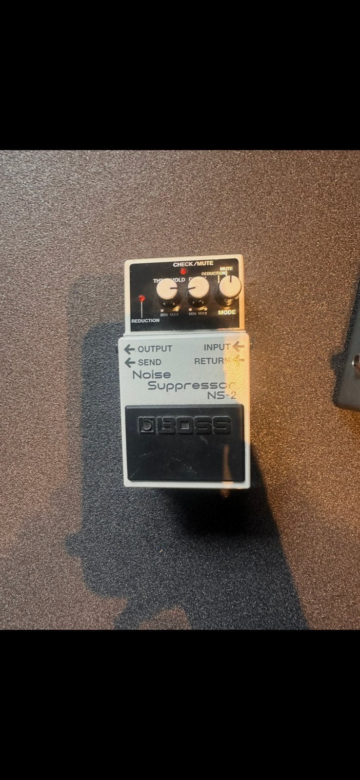 Noise gate boss, Enlèvement, Utilisé
