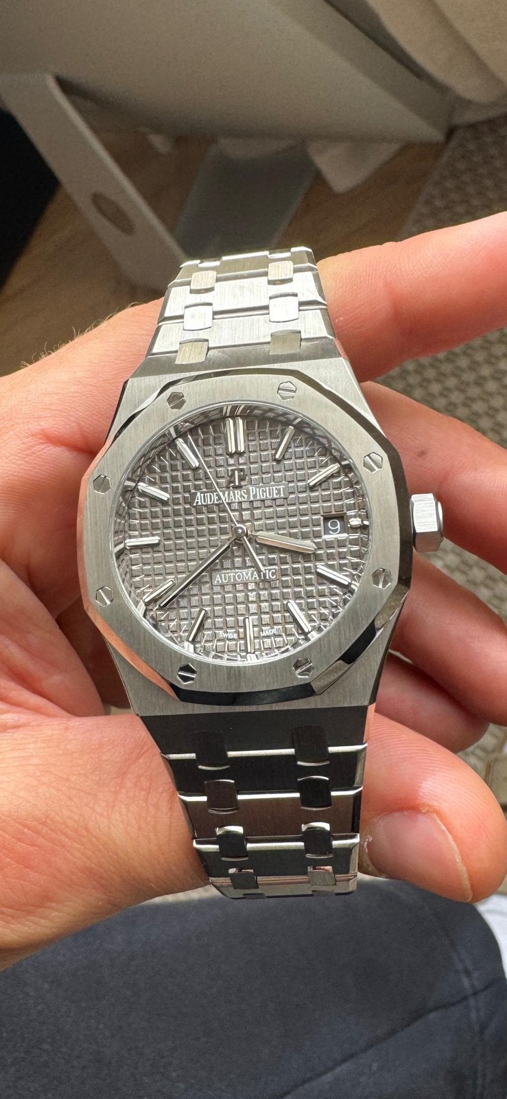 AP Royal Oak 15450 39mm, Bijoux, Sacs & Beauté, Enlèvement, Neuf