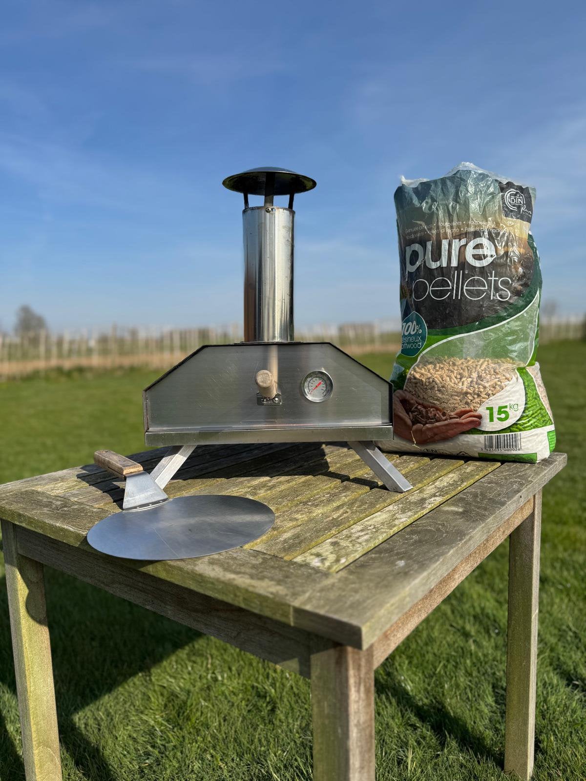 Pizza oven vevor, Tuin en Terras, Tuinhaarden, Ophalen, Gebruikt