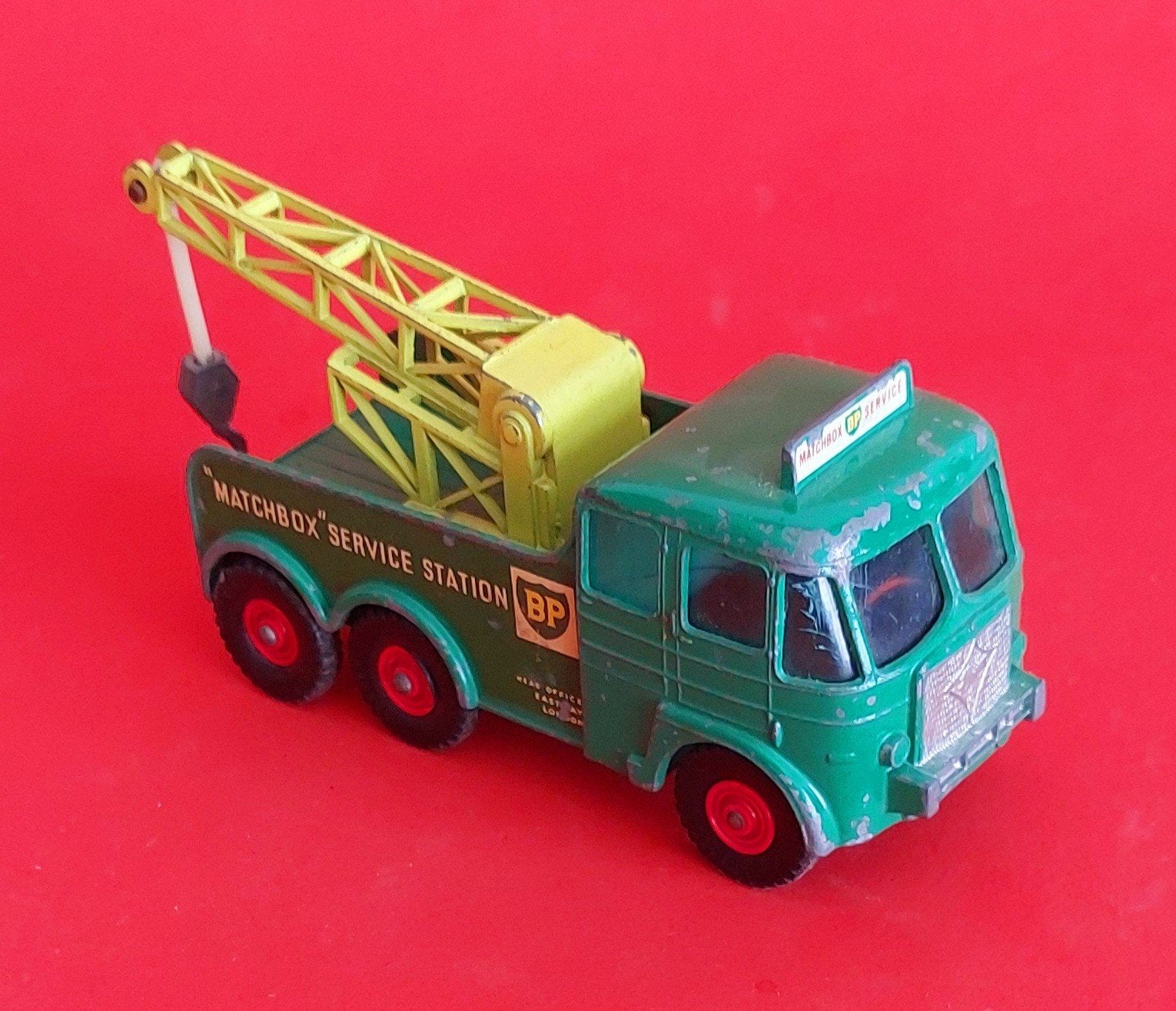 Matchbox n12 dépanneuse BP lesney, Enlèvement ou Envoi, Utilisé, Bus ou Camion, Lesney