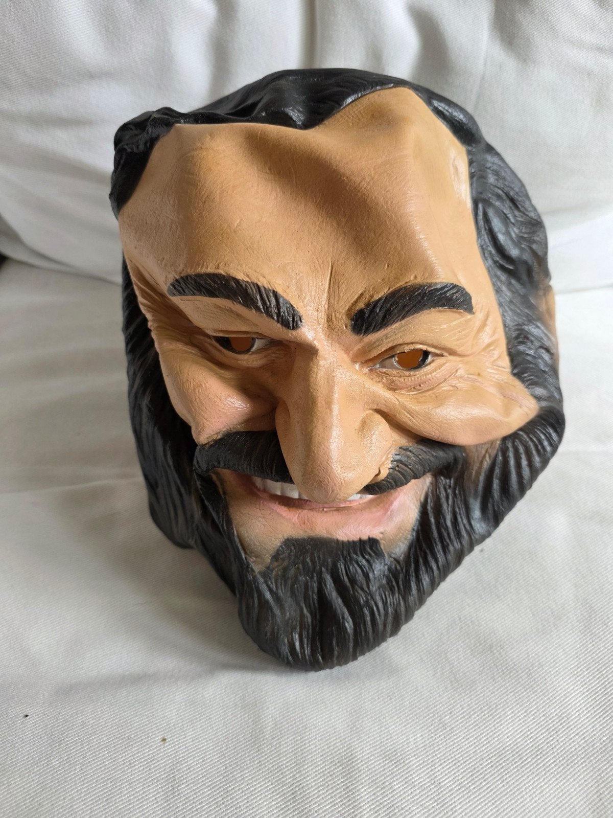 Masque latex Pavarotti César. 1992, Collections, Musique, Artistes & Célébrités, Enlèvement ou Envoi