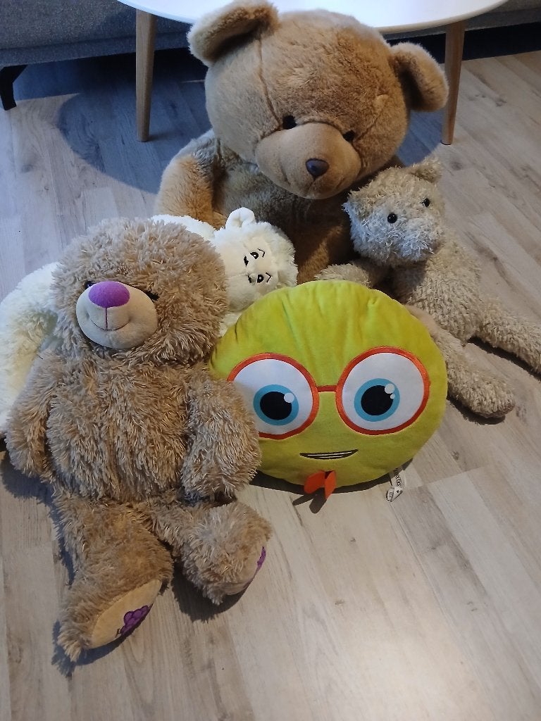 Pluche beren, Ophalen, Gebruikt