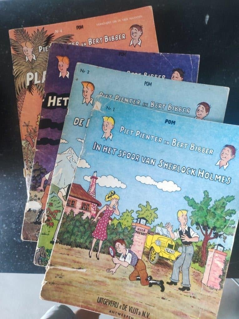 Piet Pienter en Bert Bibber 33 nummers, Boeken, Gelezen, Ophalen of Verzenden, POM, Meerdere stripboeken