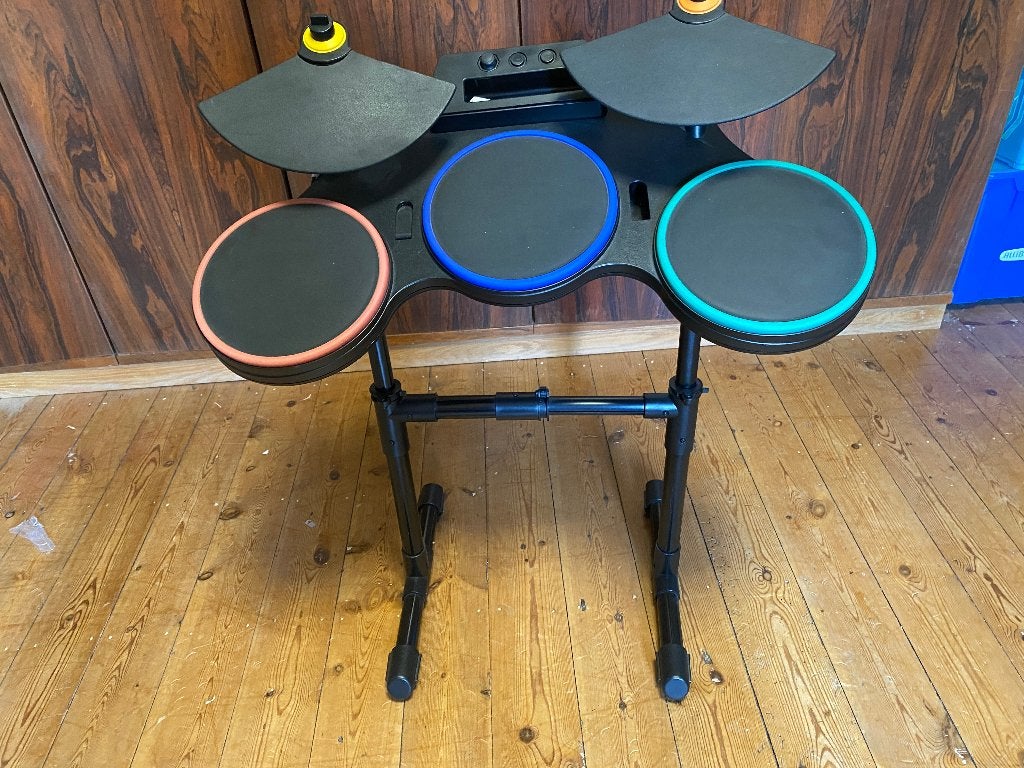 Drumset Guitar Hero - Wii, Games en Spelcomputers, Ophalen, Gebruikt, Wii, Gitaar, Drumstel of Dj-set