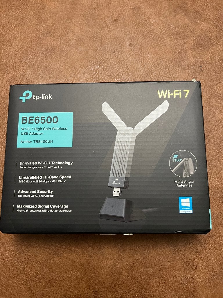 Clé Wi-Fi 7 Wi-Fi TP-Link Archer TBE400UH pour PC, Informatique & Logiciels, Enlèvement, Comme neuf, Externe, TP-Link