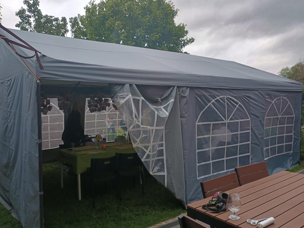 Feesttent te huur 4m x 6m, Tuin en Terras, Partytenten, Nieuw, Partytent, 2 meter of meer, 5 tot 8 meter, 4 tot 6 meter, Opvouwbaar