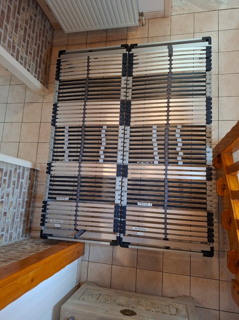 Lattenbodem, Huis en Inrichting, Slaapkamer | Matrassen en Bedbodems, Ophalen, Tweepersoons, Zo goed als nieuw, Bedbodem