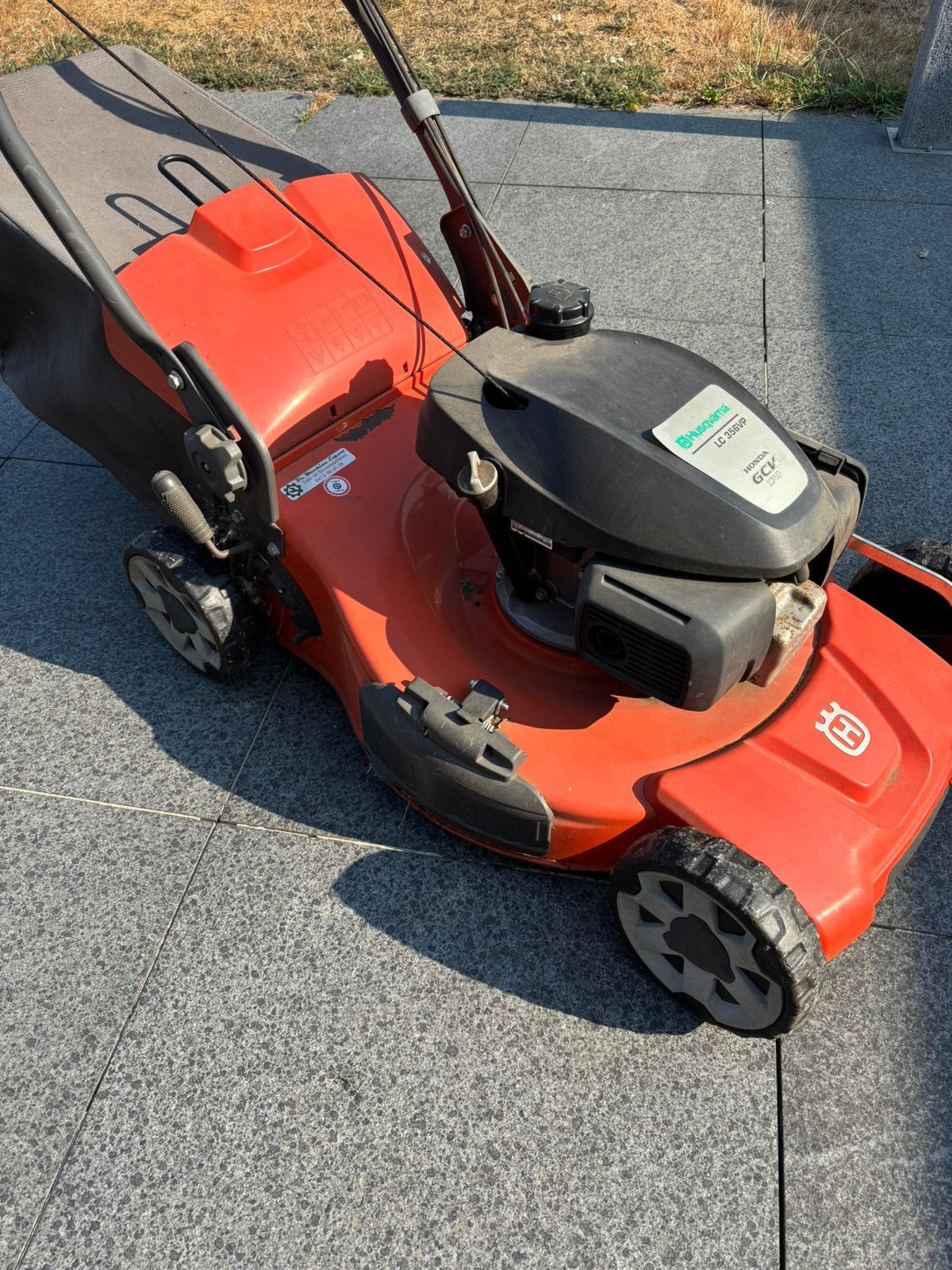 Husqvarna LC 356 VP, Tuin en Terras, Ophalen, Gebruikt, Benzine-grasmaaier