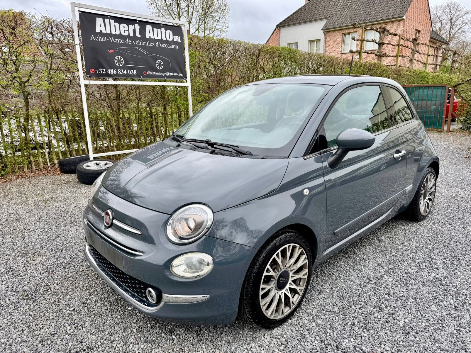 FIAT 500 LOUNGE. 1.2 BENZINE 51KW. EURO 6b. AC., Auto's, Voorwielaandrijving, 4 zetels, Automatische klimaatregeling, Handgeschakeld