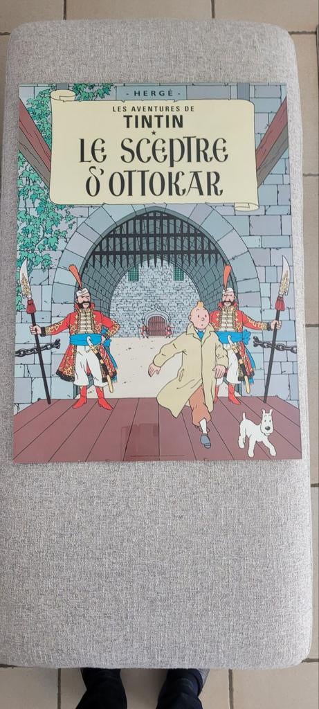 5 posters van Kuifje, Ophalen, Zo goed als nieuw, Rechthoekig Staand, Overige onderwerpen