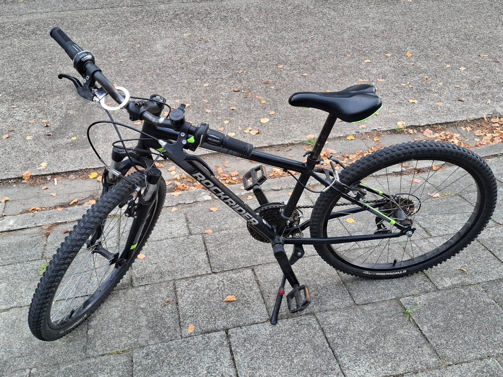 Zwarte mountainbike Rockrider ST500 , 24 inch, Ophalen, Gebruikt, Heren, Overige merken